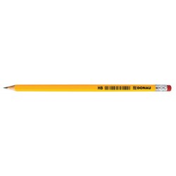 Creion cu guma, HB, din lemn, DONAU