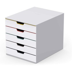 Organizator documente, Durable Varicolor MIX, cu 5 sertare