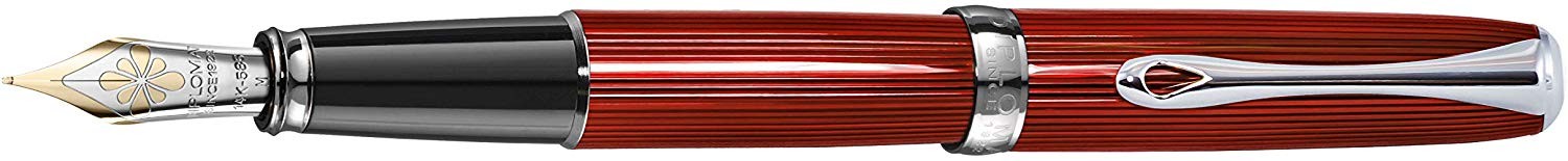 DIPLOMAT Excellence A2 - Sky-Line Red - stilou cu penita M, aurita 14kt.