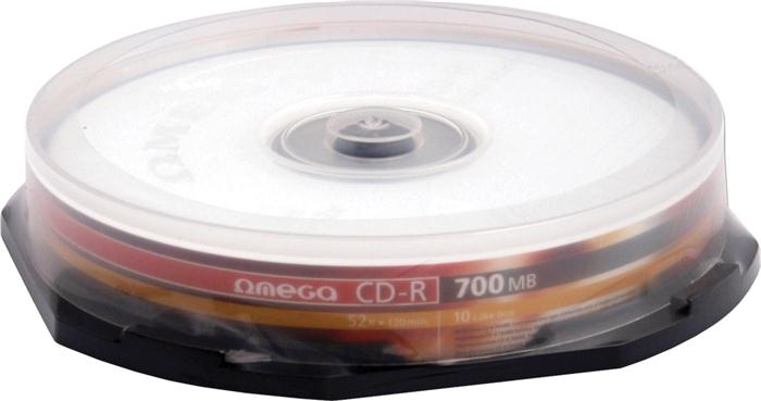 CD-R Omega 52x, 700MB, 80 min, 10 bucati/cake