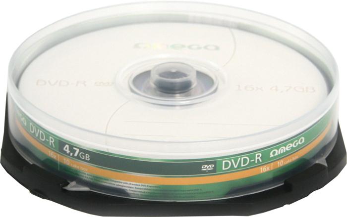 DVD-R Omega 16x, 4.7GB, 120 min, 10 bucati/cake