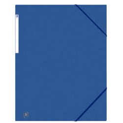 Mapa A3, carton MultiStrat 390g/mp, cu elastic pe colturi, OXFORD Top File - albastru