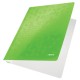 Dosar cu sina LEITZ WOW, carton laminat, A4, 250 coli, verde