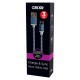 Cablu date GRIXX - Micro USB to USB, impletit, lungime 3m - albastru/alb