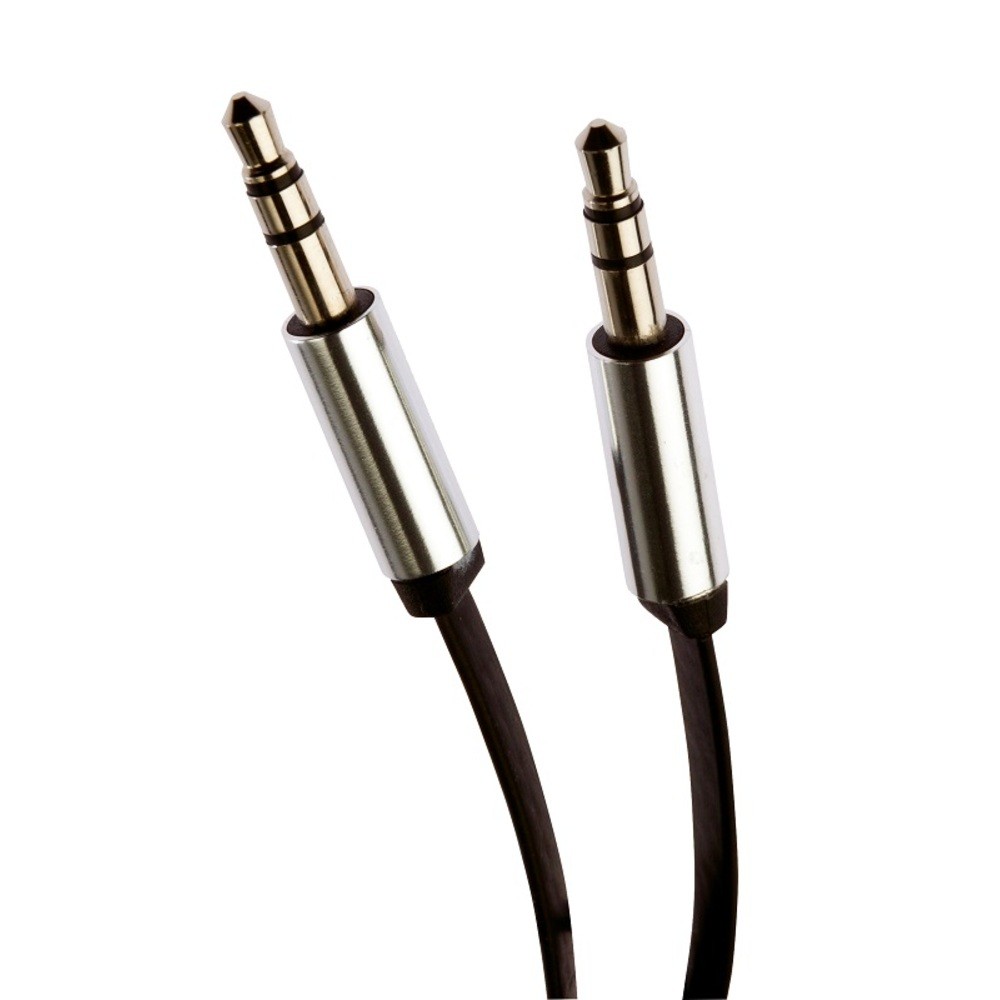 Cablu GRIXX Optimum - audio Jack-Jack 3.5mm Metal, lungime 102cm - negru