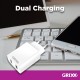 Incarcator priza 220V, GRIXX Optimum - 2 x USB - alb