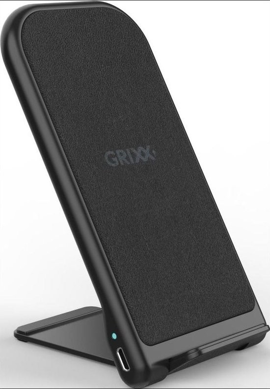 Incarcator wireless GRIXX Optimum Stand - 10W, Qi Certified - negru