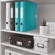 Biblioraft LEITZ 180 Active WOW, polyfoam, A4, 65 mm, turcoaz