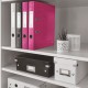Biblioraft LEITZ 180 WOW, carton laminat, A4, 52 mm, roz