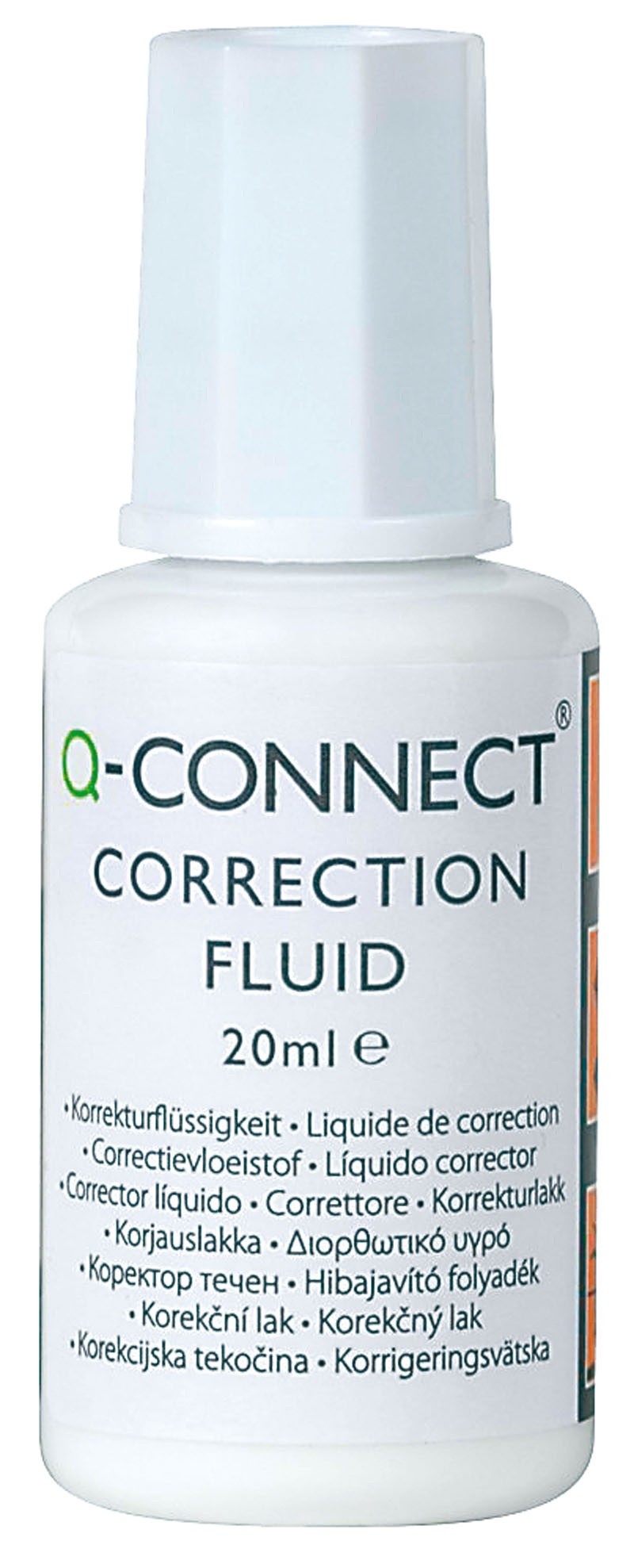 Fluid corector cu pensula, 20ml, Q-Connect