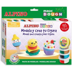 Set plastilina magica ALPINO Magic Dough - Foodie
