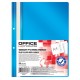 Dosar plastic PP cu sina, cu gauri, grosime 100/170microni, 50 buc/set, Office Products - albastru