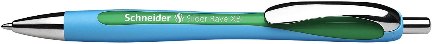 Pix SCHNEIDER Slider Rave XB, rubber grip, accesorii metalice - scriere verde