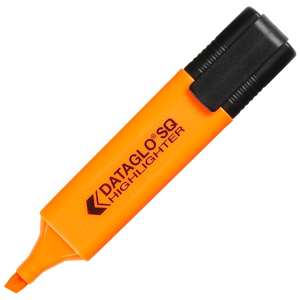 Textmarker Dataglo, corp dreptunghiular, varf 1-5 mm, portocaliu