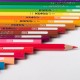 Creioane colorate triunghiulare Kores, cu ascutitoare, 12 culori/set