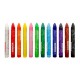 Creioane colorate cerate Jumbo Kores, 12 bucati/set