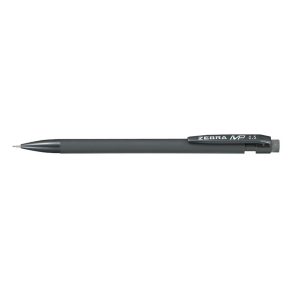 Creion mecanic Zebra MP, mina 0.5 mm, corp plastic, gri