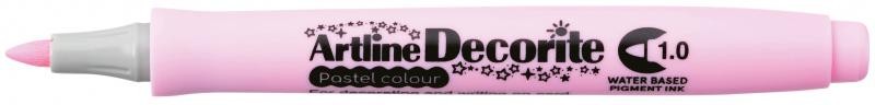 Marker ARTLINE Decorite, varf rotund 1.0mm - roz pastel