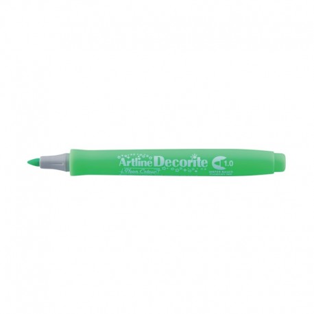 Marker ARTLINE Decorite, varf rotund 1.0mm - verde neon