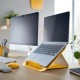 Suport ergonomic LEITZ Cosy, pentru laptop, ajustabil, galben chihlimbar