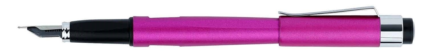 Stilou DIPLOMAT Magnum, cu penita EF, din otel inoxidabil - hot pink