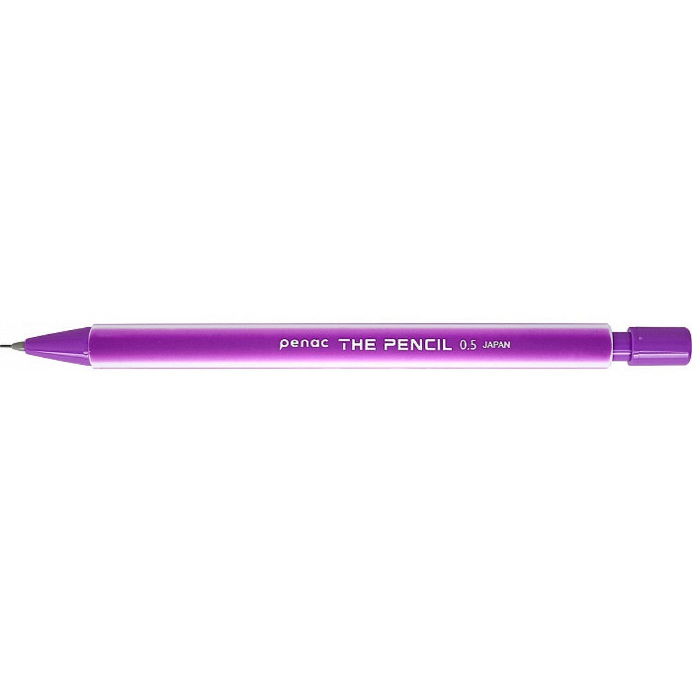 Creion mecanic PENAC The Pencil, rubber grip, 0.5mm, varf plastic - corp violet
