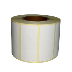 Etichete termice 50x25mm, 1500 etichete/rola, Optima - albe