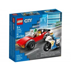 LEGO City, Politist pe motocicleta in urmarirea unei masini