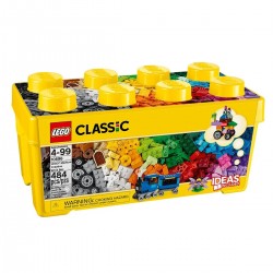 LEGO Classic, Cutie medie de constructie creativa LEGO, numar piese 484, varsta 4+