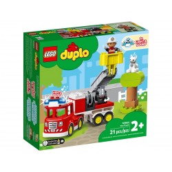 LEGO DUPLO, Camion de pompieri, numar piese 21, varsta 2+