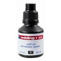 Tus Edding T25, pentru markere permanente, 30 ml, negru